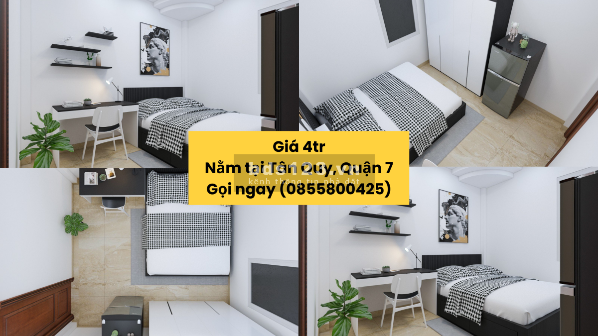 Cho thuê phòng trọ phòng Studio mới tại Phường Tân Quy, Quận 7