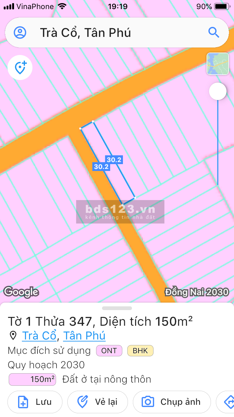 Bán đất khu tân phú Graden huyện tân phú đồng nai