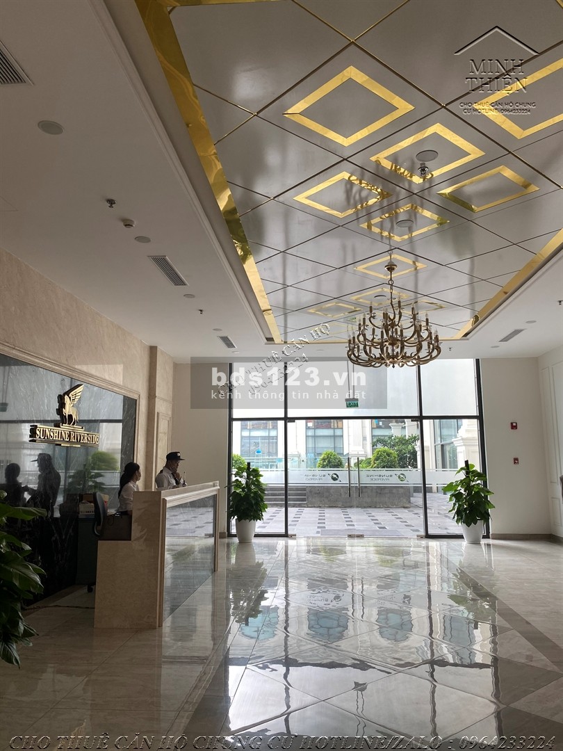 Chung cư Sunshine Riverside cho thuê căn 2 ngủ full nội thất cao cấp giá thuê bao gồm phí dịch vụ