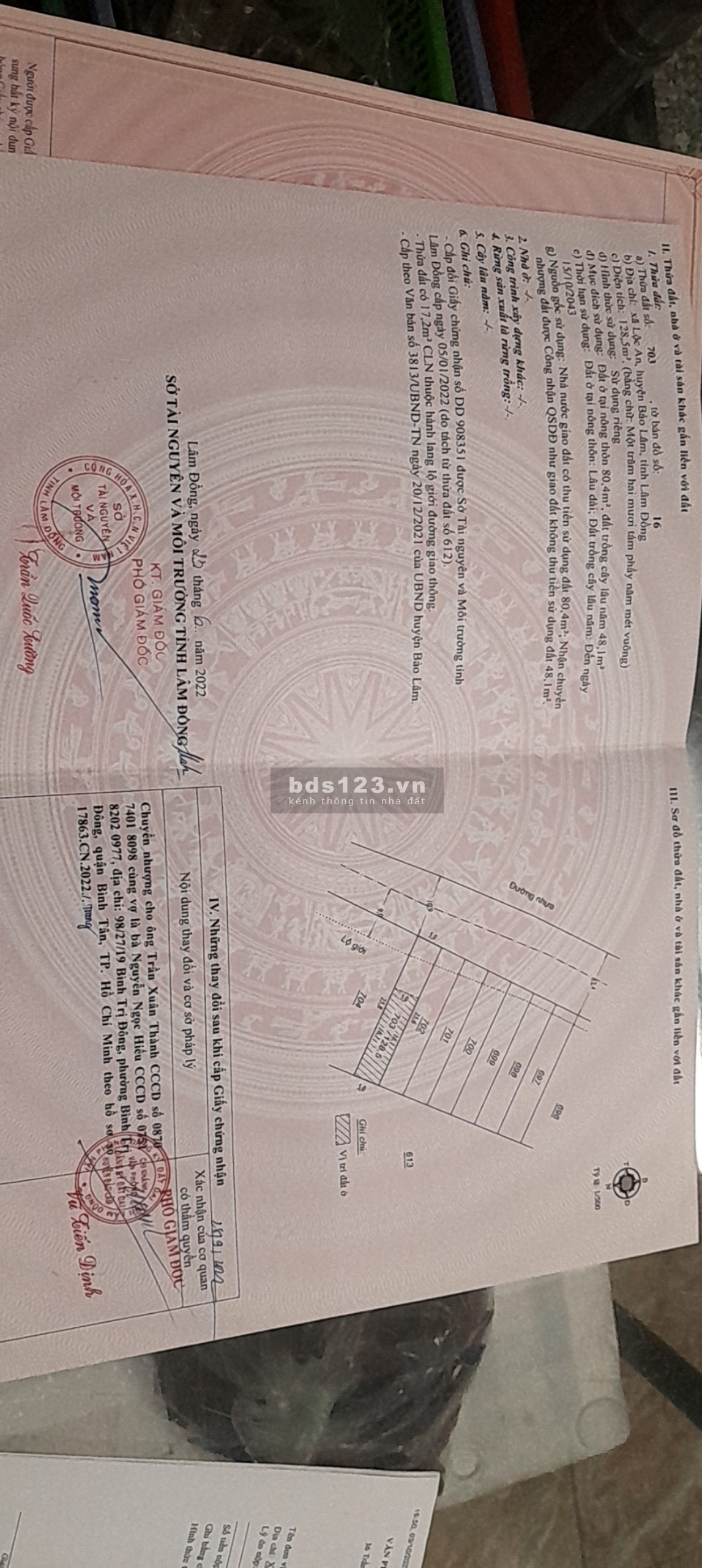 Bán nhanh lô đất tại Bảo Lộc giá 2ty250 Liên hệ 0898113938 Sáng