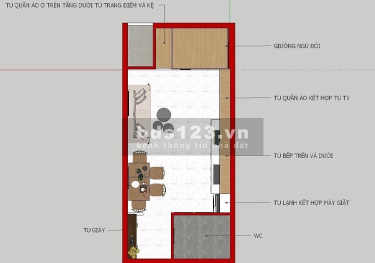 Bán căn hộ cao cấp Ventoso Tower phong cách sang trọng Nhật giá 1,35 tỷ