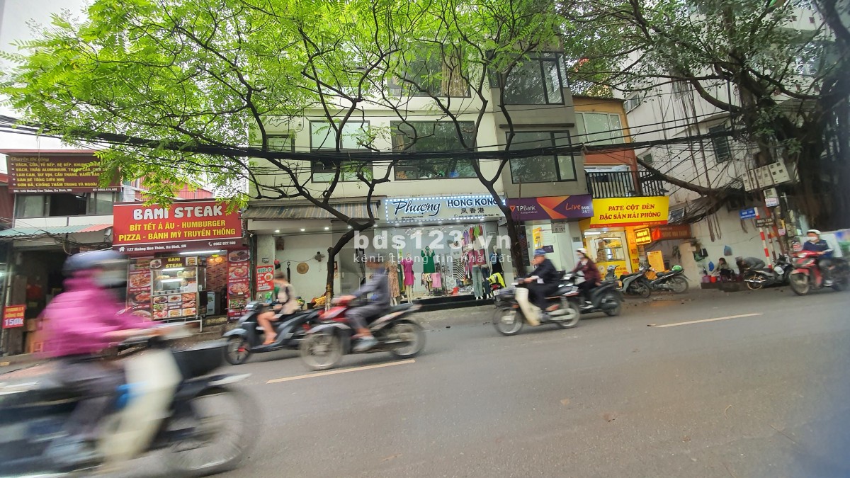 Bán nhà Ba Đình, mặt phố Hoàng Hoa Thám. Dt 47m, 6T 1 Hầm, MT 6m 14Tỷ. Lô góc, Kinh Doanh, Thang máy
