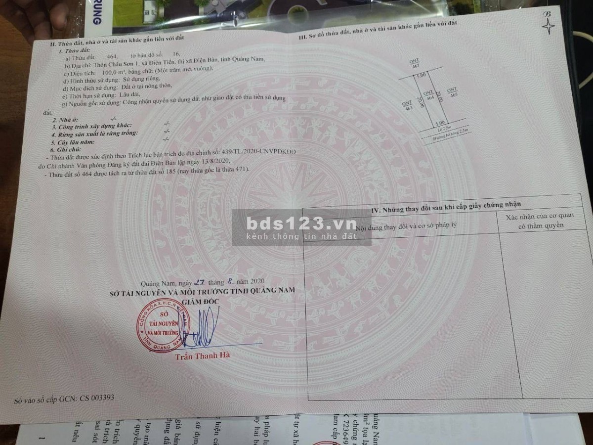 Bán đất giá rẻ (450 triệu) bán nhanh cho người hợp duyên