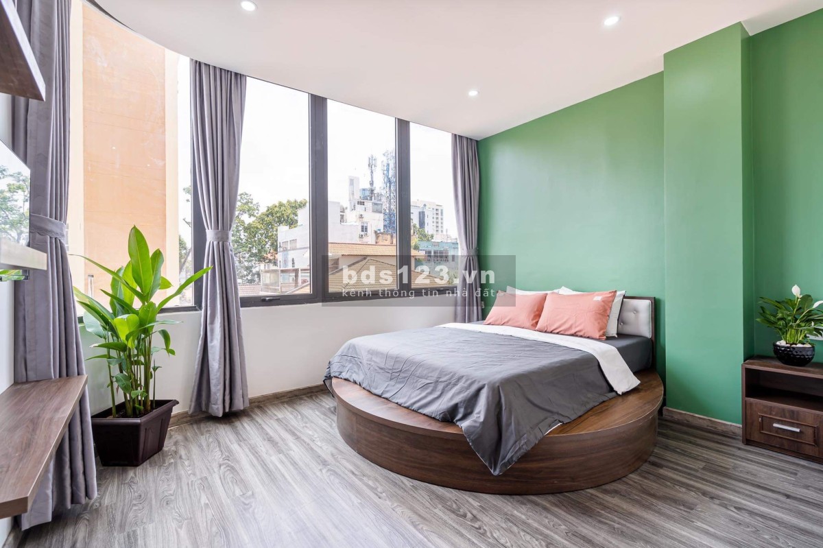 Cho thuê căn hộ phòng mới xây - 1 PN - Full Nội Thất - Nguyễn Oanh - Hà Huy Giáp - cầu Ngã Tư Ga