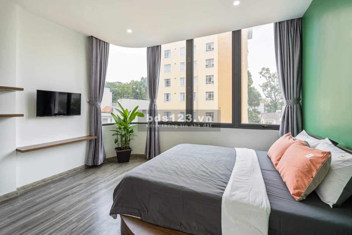 Cho thuê căn hộ phòng mới xây - 1 PN - Full Nội Thất - Nguyễn Oanh - Hà Huy Giáp - cầu Ngã Tư Ga