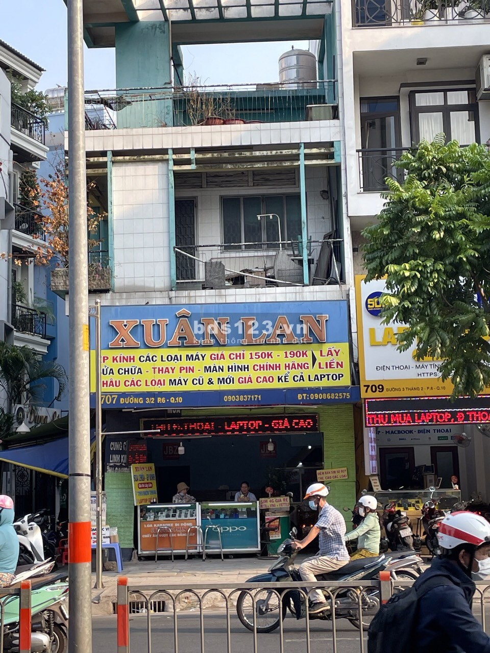 Cho thuê nhà NC mặt tiền 707 đường 3/2 P6 Q10 vị trí siêu đẹp