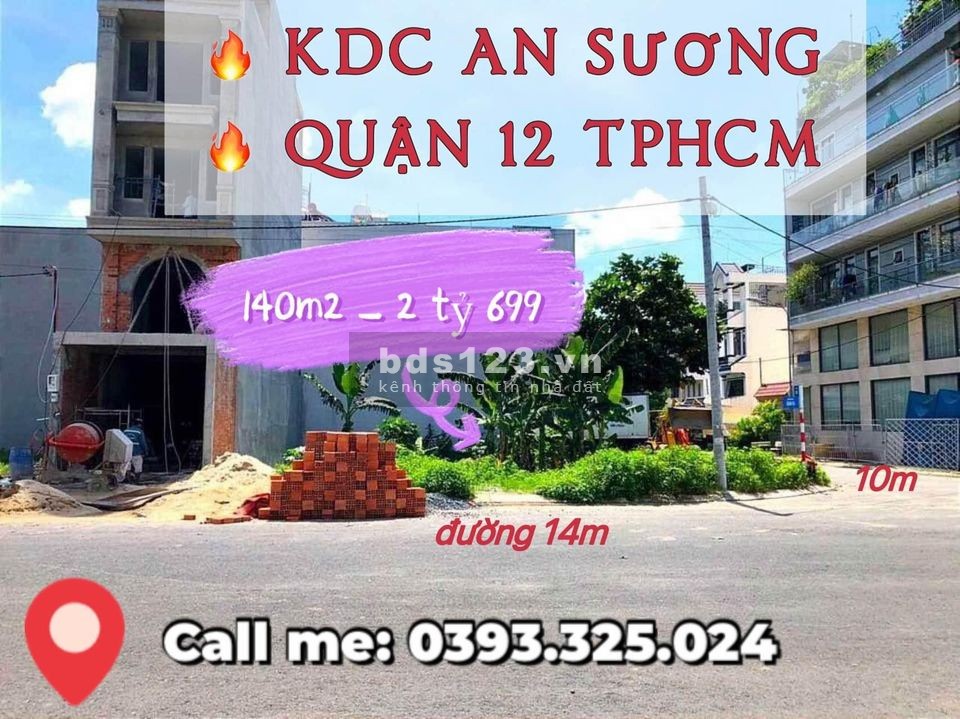 Cần tài chính nên bán lô đất ở Quận 12