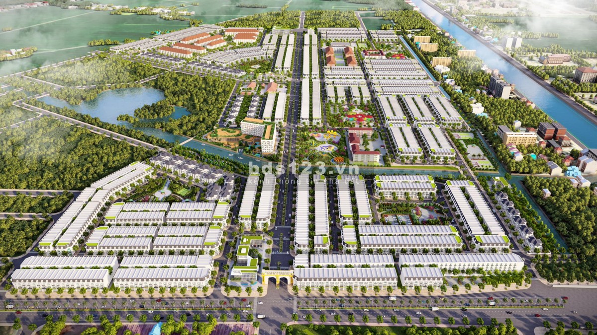 Bán shophouse mặt phố đại lộ 53m 8 làn xe lưu thông