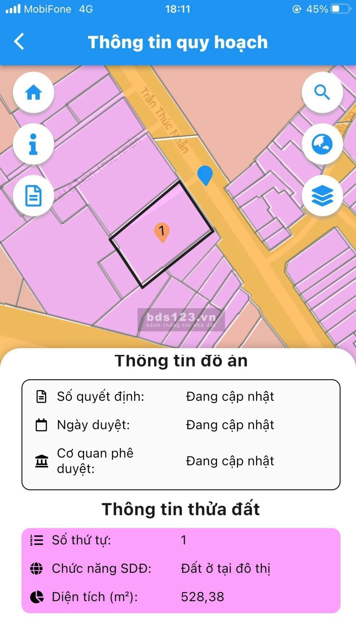 Bán đất nhanh ngay số 10 đường Trần Thúc Nhẫn - phường Vĩnh Ninh - thành phố Huế thơ mộng