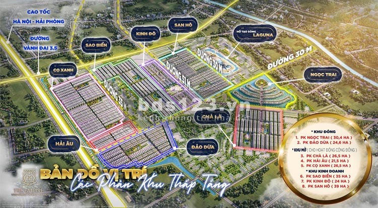 Bán căn hộ Vinhomes Ocean Park 2 - Empire chỉ với 50 triệu/suất đầu tư, lợi nhuận 9,5%/năm