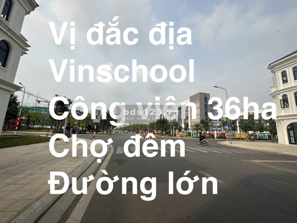 Cho thuê nhà mặt tiền trục đường chính trung tâm tiện tiện ích Vinhomes, cạnh trường học