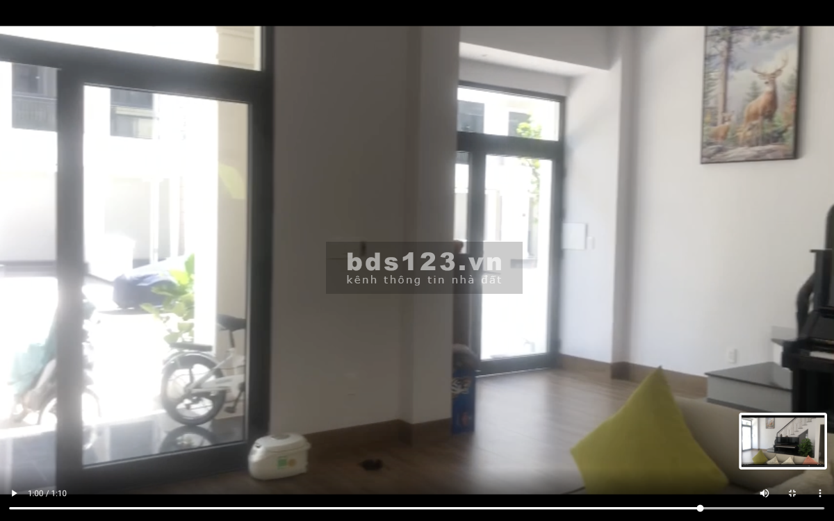 Vinhomes quận 9 cho thuê nhà nguyên căn full nội thất để ở 1 trệt 4 lầu