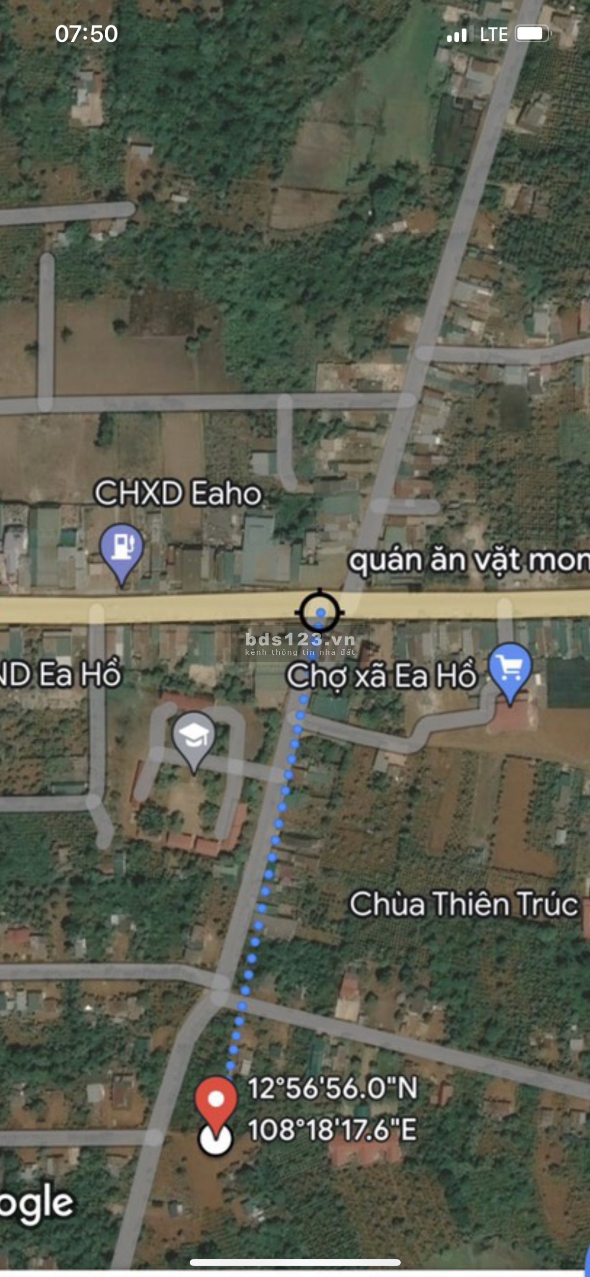 Bán đất chính chủ có sổ đầy đủ Ea Hồ Kông Năng-Đắk Lắk