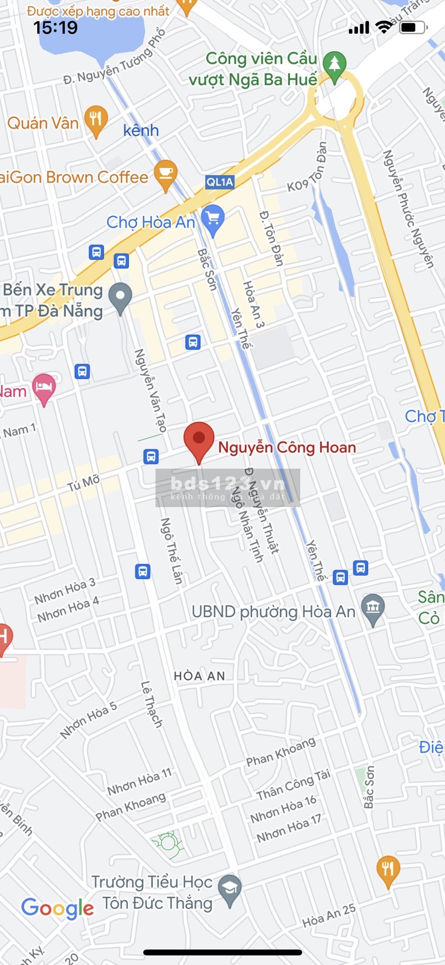 Bán nhanh lô đất mặt tiền Nguyễn Công Hoan, Hòa An, Cẩm Lệ Đà Nẵng.