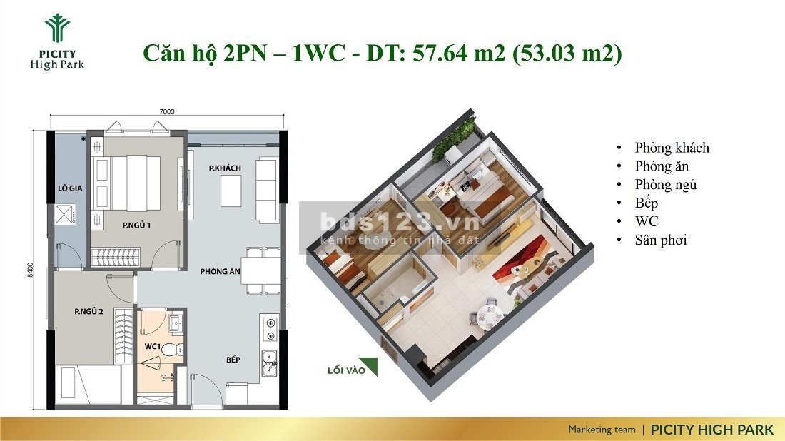 Chỉ cần 20% vốn tự có, sở hữu ngay căn hộ ngay TTHC Q12, giá từ 2,2 tỷ/căn, Không trả lãi 18 tháng