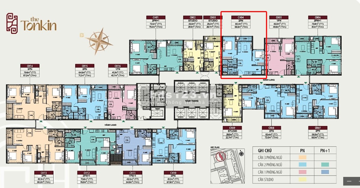 Chiết khấu khủng nhất cho bán căn hộ 2PN 66m TK2 đẹp nhất Vinhomes Smart City giá 2,9 tỷ