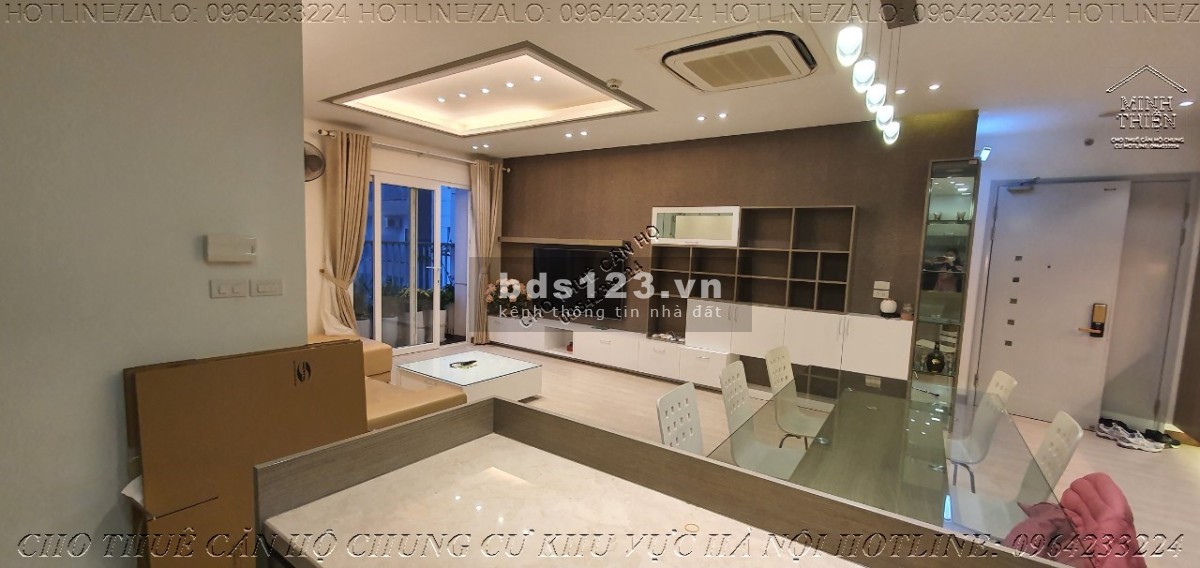 ( chung cư golden palace mễ trì) cho thuê căn hộ 3n full nội thất cao cấp 121 m2 giá thuê linh động