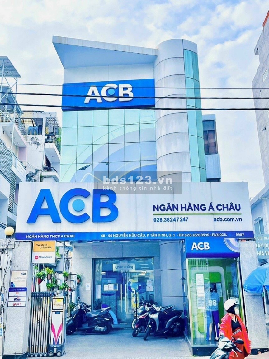 Cho thuê nhà góc 2MT 48 - 50 Nguyễn Hữu Cầu, Phường Tân Định, Quận 1, TPHCM.