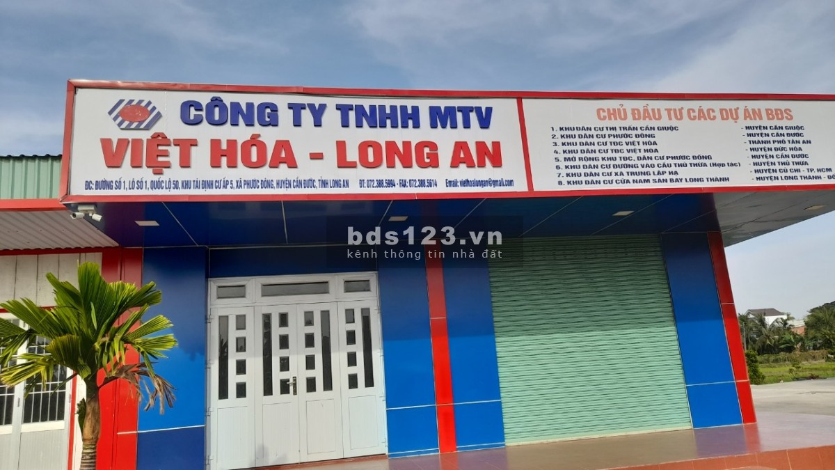 Bán lô đất nền dự án 117,6m2 Khu Dân Cư Việt Hóa, Phường 6, Tp Tân An. Chính chủ bán nhanh.