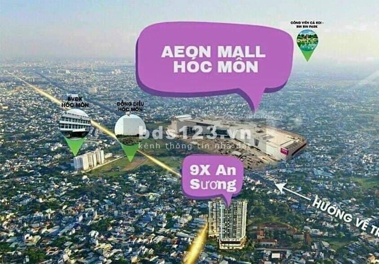 Bán căn hộ 9X An Sương với CK khủng không cần vay ngân hàng, giá booking chỉ 50 triệu