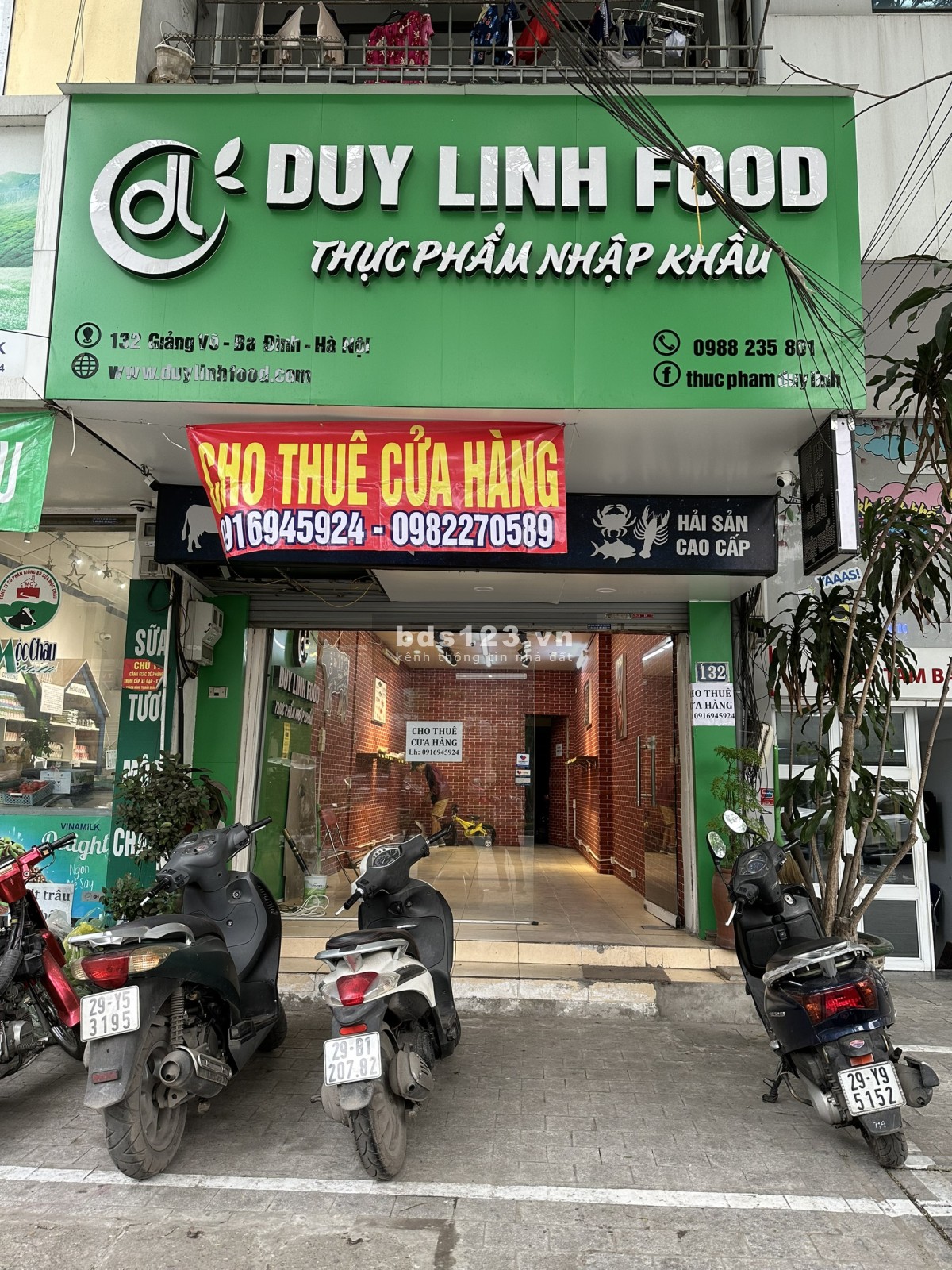 Cho thuê cửa hàng mặt phố Giảng Võ ngay ngã 5 Giảng Võ - Giang Văn Minh - Cát Linh - Hào Nam
