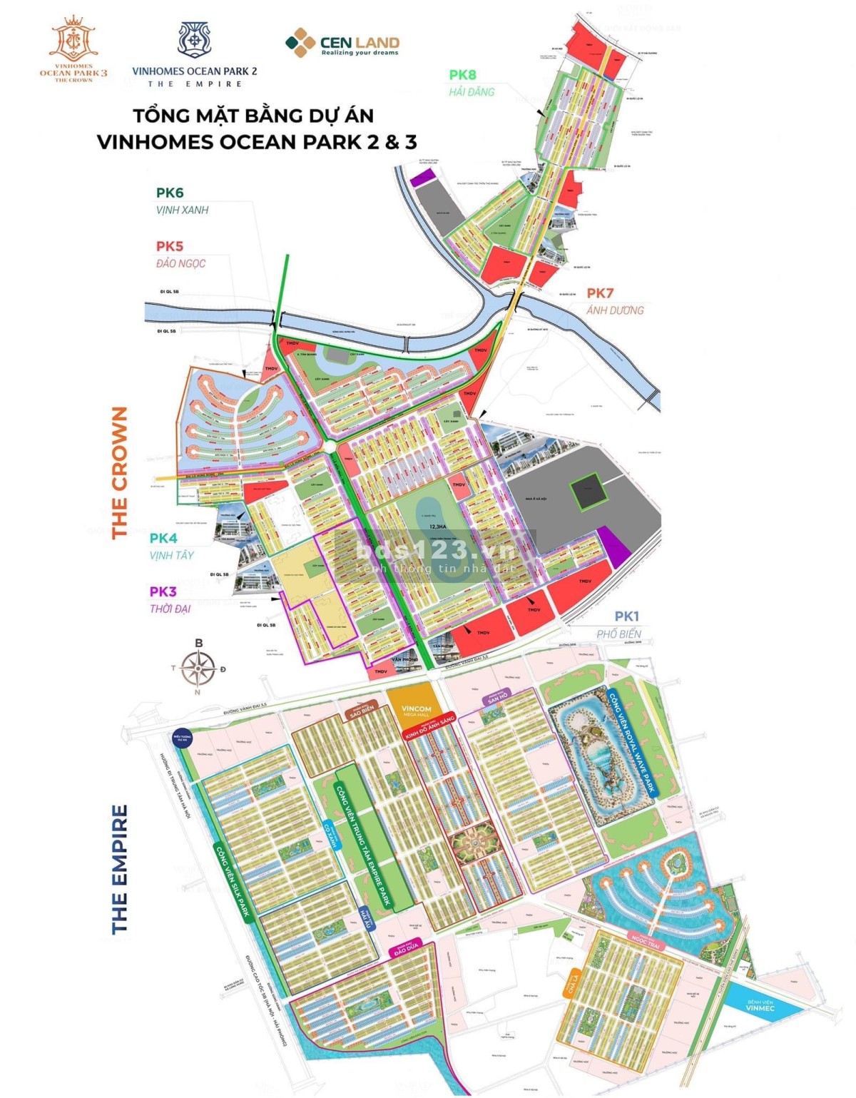 Quỹ căn kẹt ngân hàng đẹp nhất Vinhomes Ocean Park 2 The Empire. Cam kết giá tốt nhất thị trường