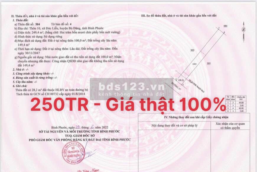 CĐT ngộp bank - Bán đất không thể rẻ hơn+ Giá chỉ từ 250 triệu/ lô 300m2