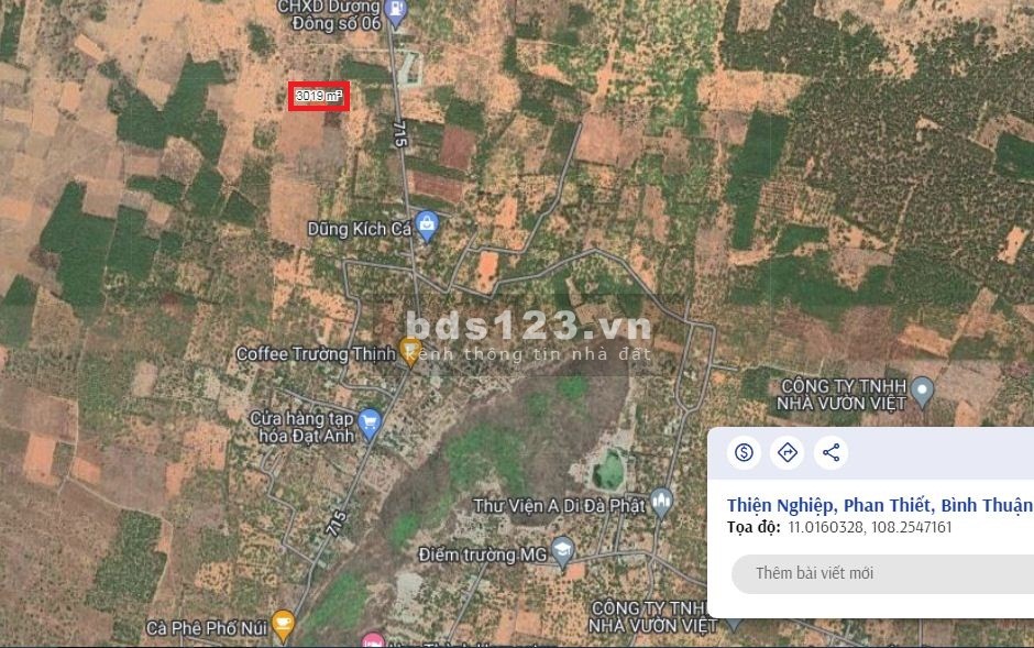 BÁN ĐẤT SÂN BAY PHAN THIẾT ( Đường 715 thôn thiện an ,xã thiện nghiệp, phan thiết, bình thuận).