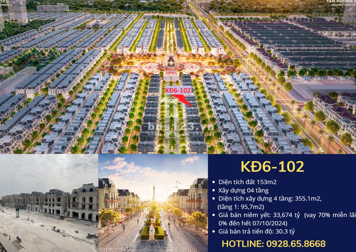 Quỹ shophouse mặt phố đi bộ, quảng trường đẹp, trung tâm nhất Vinhomes Ocean Park2 giá từ 13.9 tỷ