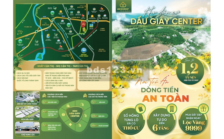 Chính chủ cắt lỗ, cần bán gấp lô đất thổ cư cạnh KCN Dầu Giây, giá cực nóng