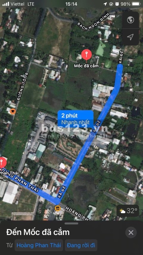 Cần bán đất thổ vườn, xã Bình Chánh