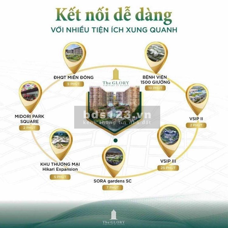 Bán căn hộ Midori Park The Glory giá chính chủ từ chủ đầu tư Becamex chỉ 2,3 tỷ