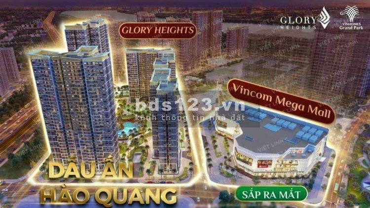 Bán căn hộ Glory Heights thuộc dự án Vinhomes Grand Park, vị trí đẹp, giá ưu đãi