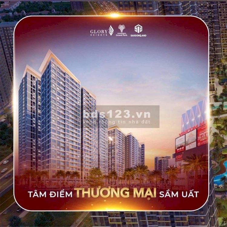 Bán căn hộ Glory Heights thuộc dự án Vinhomes Grand Park, vị trí đẹp, giá ưu đãi