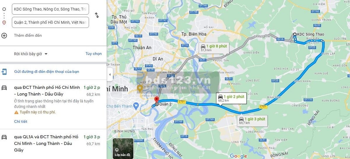 Bán đất khu dân cư Sông Thao liền kề khu công nghiệp và Trung tâm Hành chính huyện Trảng Bom