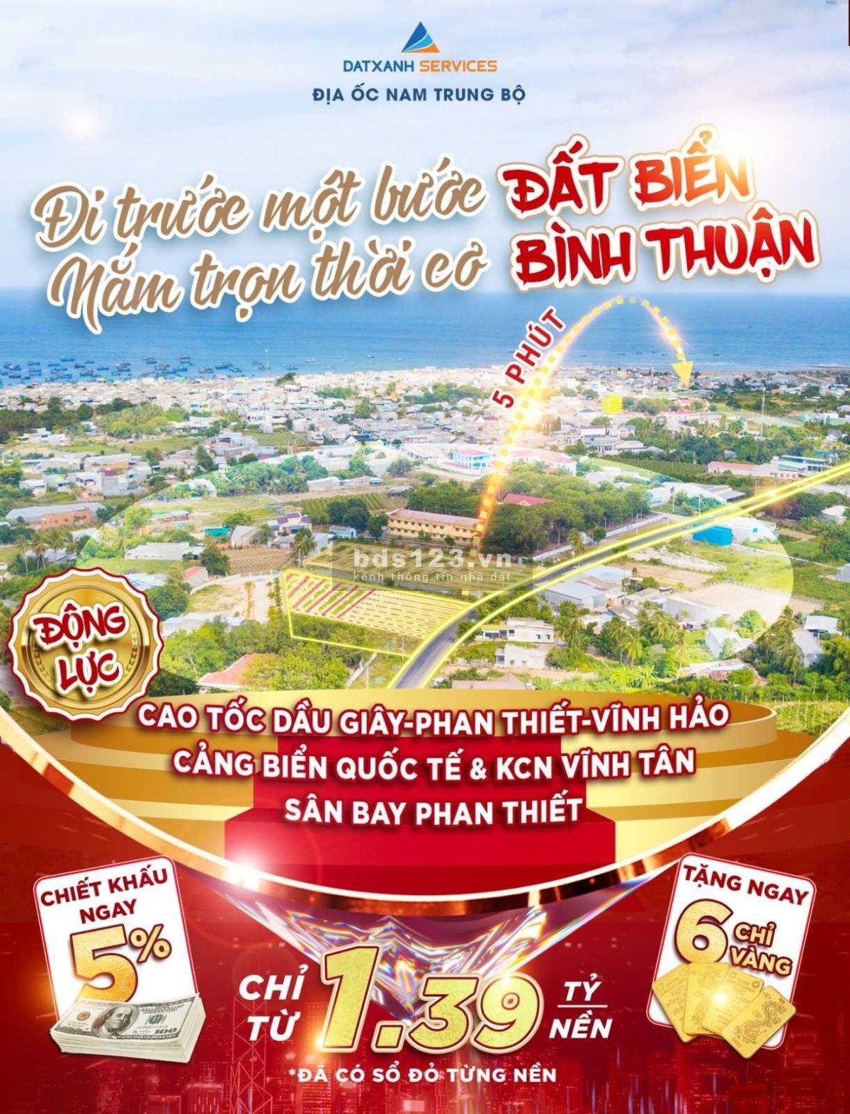 Bám đất biển Bình Thuận giá chỉ từ 950 => 1ty3 gần bãi tắm