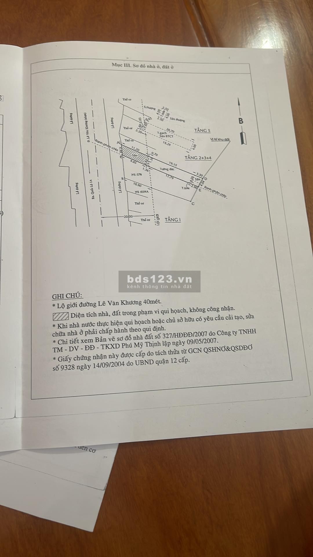 Bán nhà mặt tiền 120m2 mặt phố Lê Văn Khương, Q12, HCM