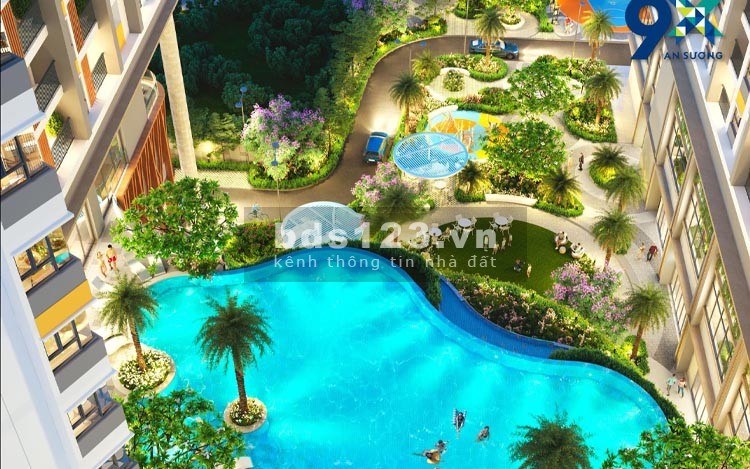 Bán căn hộ dự án 9X An Sương, căn 2PN, DT 70m2, giá rẻ chỉ 2,1 tỷ đồng