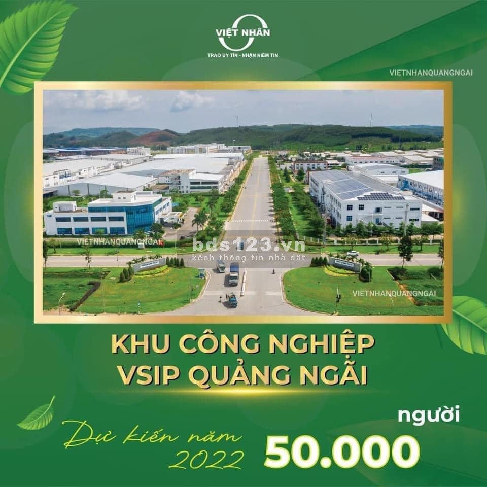 Bán đất nền khu dịch vụ hỗn hợp Vsip Quảng Ngãi