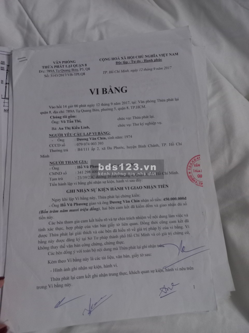 Bán nhà ấp 2 xã Đa Phước - Bình Chánh