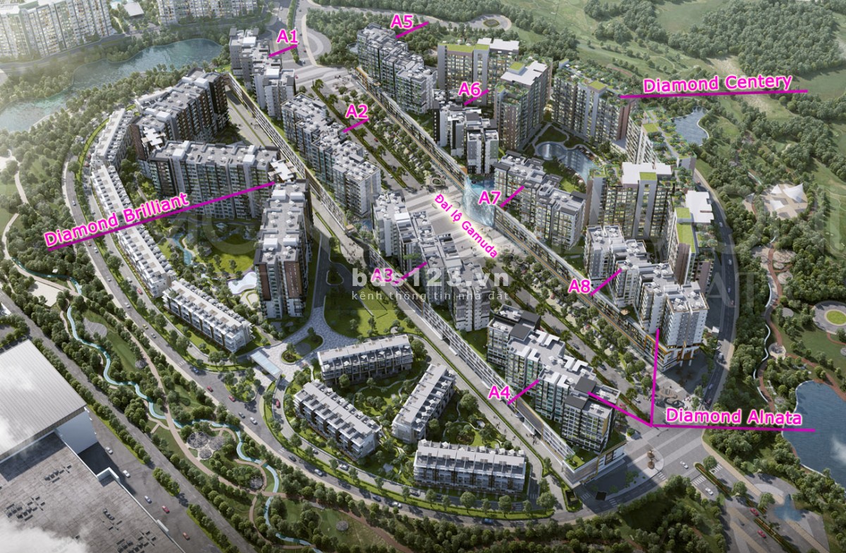 Cần bán căn hộ Diamond Brilliant khu đô thị Celadon City, giá HĐ 4,850 tỷ