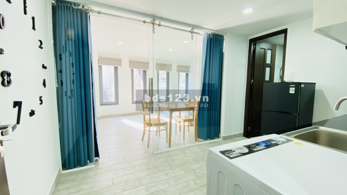Cho thuê phòng trọ CHDV 1 phòng ngủ full mội thất - Máy giặt riêng, quận 3