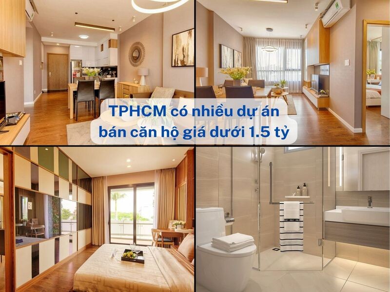 TPHCM có nhiều dự án bán căn hộ giá dưới 1.5 tỷ