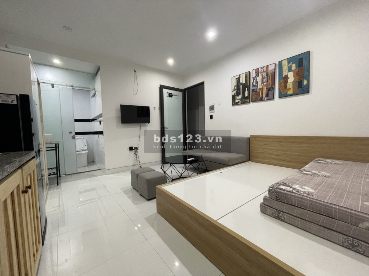Cho thuê căn hộ CCMN full đồ cực đẹp tại Hoàng Ngân