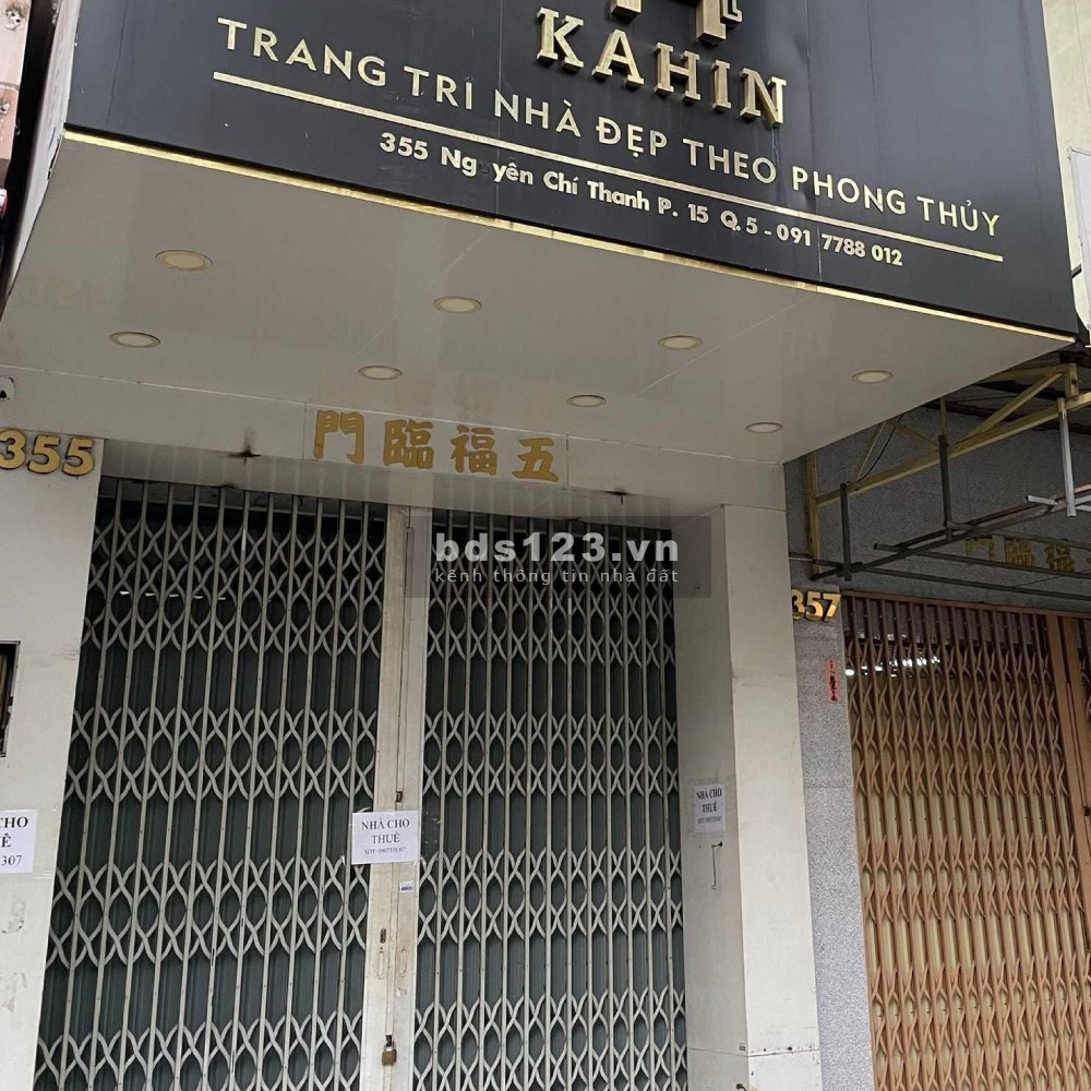 Cho thuê nhà MT kinh doanh Trung tâm Quận 5 Nguyễn Chí Thanh - Giá 28tr/ tháng