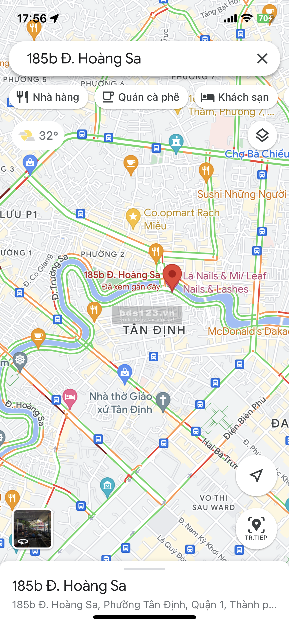 Cho thuê nhà nguyên căn - 2 MT - 25m x 4 tầng (Đ. Hoàng Sa, Q1, HCM)
