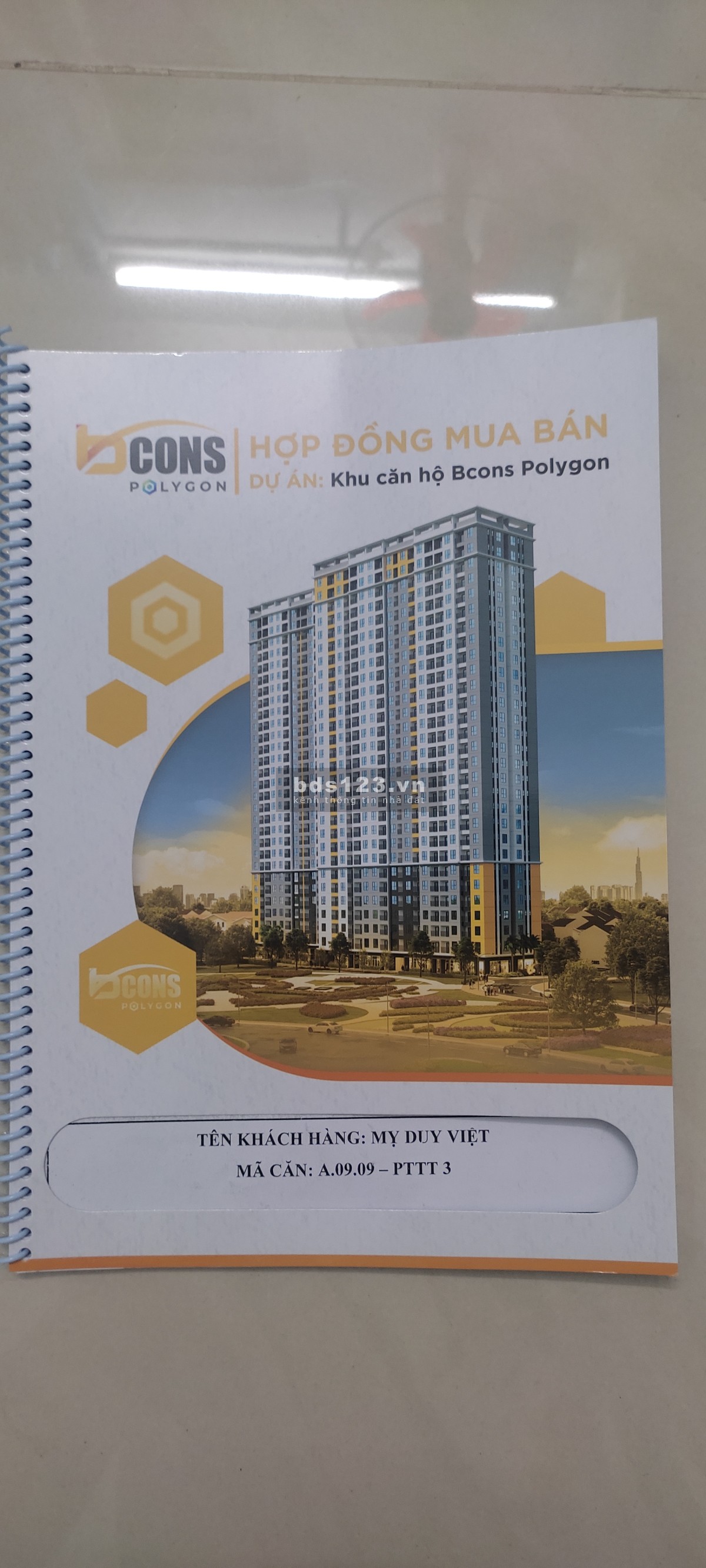 Bán căn hộ Bcons Polygon - A9.09 (Tầng 9 căn số 9), DT: 54m2, kế bên Phạm Văn Đồng