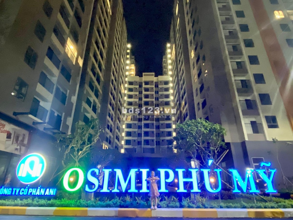 Chính chủ cần cho thuê căn hộ 63m2 2PN chung cư Osimi Phú Mỹ. Giá 8tr.