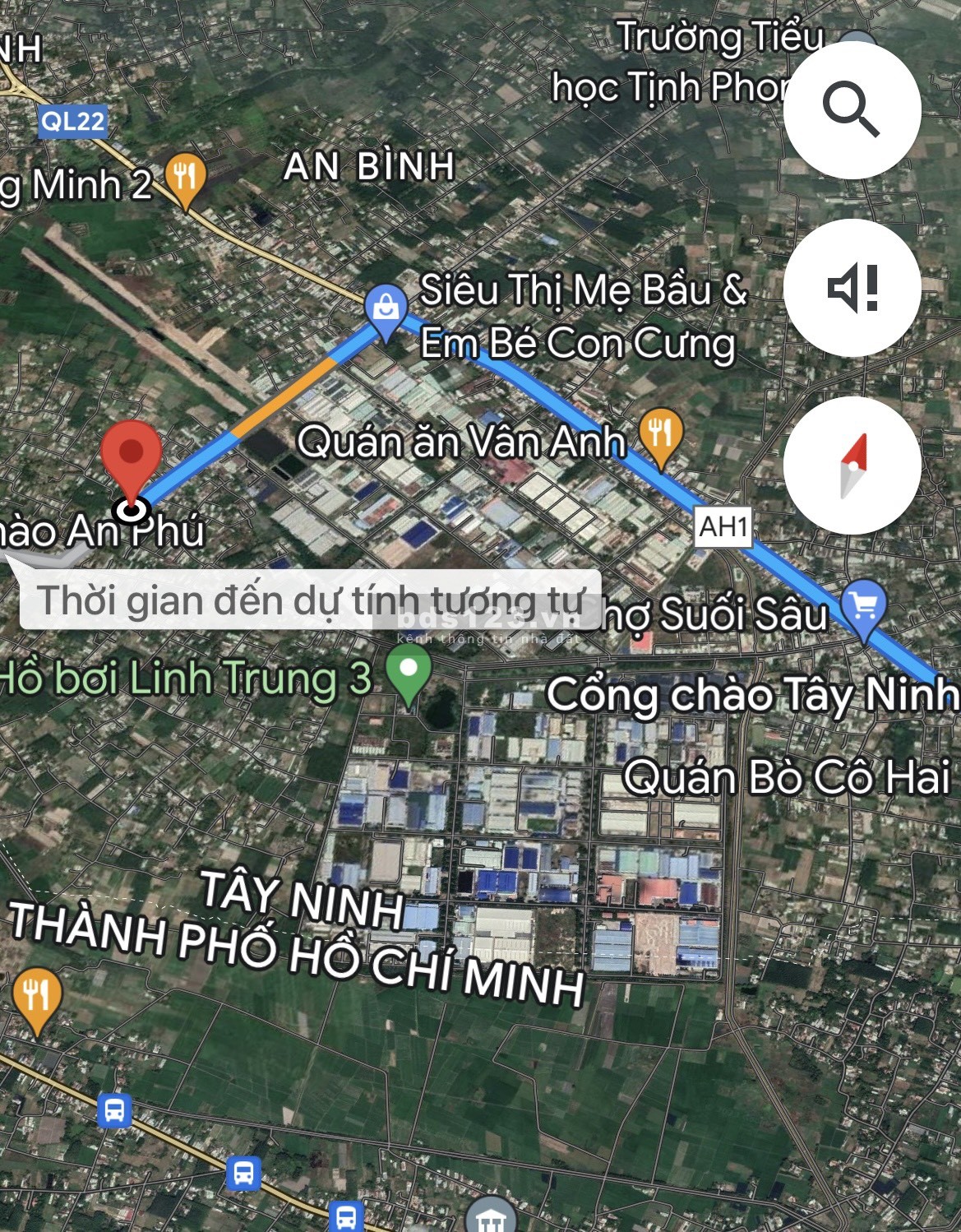 Cần bán gấp 1 nền đất có thổ cư ở An Tịnh Trảng Bàng Tây Ninhh