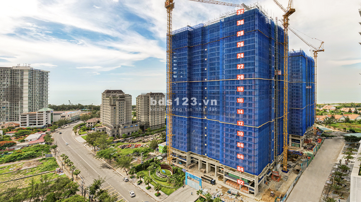 Em cần bán lỗ 350tr căn hộ Vũng Tàu Pearl view đẹp trực diện biển. Căn 1pn 53,43m2. Giá gốc 2,486